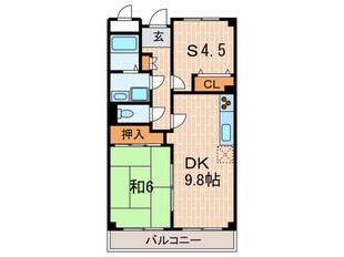 アスプリ西宮の物件間取画像